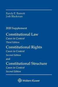 Constitutional Law : Cases in Context， 2020 Supplement (Supplements)