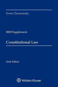 Constitutional Law， Sixth Edition : 2020 Case Supplement (Supplements)