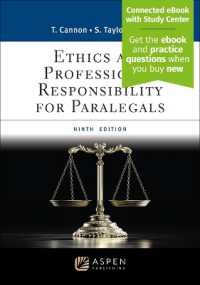 Ethics and Professional Responsibility for Paralegals : [Connected eBook with Study Center] (Aspen Paralegal) （9TH）
