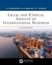 Legal and Ethical Aspects of International Business (Aspen Casebook) （2ND）