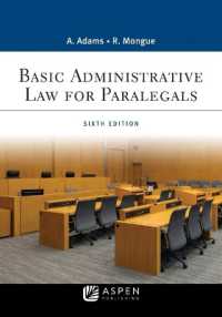 Basic Administrative Law for Paralegals : [Connected Ebook] (Aspen Paralegal) （6TH）