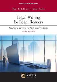 Legal Writing for Legal Readers : Predictive Writing for First-Year Students [Connected eBook with Study Center] (Aspen Coursebook) （3RD）