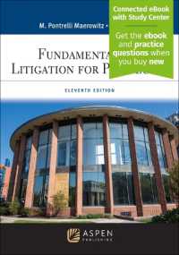 Fundamentals of Litigation for Paralegals : [Connected eBook with Study Center] (Aspen Paralegal) （11TH）