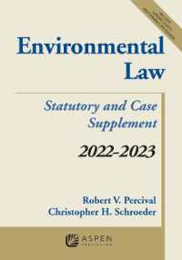Environmental Law : Statutory and Case Supplement 2022-2023 (Supplements)