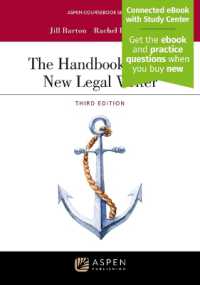The Handbook for the New Legal Writer : [Connected eBook with Study Center] (Aspen Coursebook) （3RD）