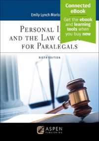 Personal Injury and the Law of Torts for Paralegals : [Connected Ebook] (Aspen Paralegal) （6TH）