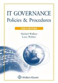 It Governance : Policies and Procedures, 2024 Edition