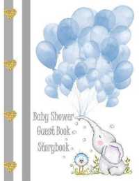 Baby Shower Guest Book Storybook: Elephant & Balloons
