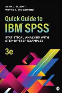 Quick Guide to IBM® SPSS® : Statistical Analysis with Step-by-Step Examples （3RD）