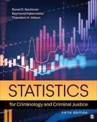 Statistics for Criminology and Criminal Justice （5TH）