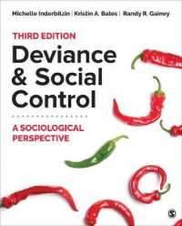 Deviance and Social Control : A Sociological Perspective （3RD）