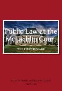 Public Law at the McLachlin Court : The First Decade