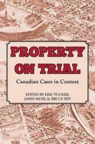 Property on Trial : Canadian Cases in Context