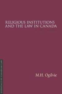 Religious Institutions and the Law in Canada 4/e (Essentials of Canadian Law) （4TH）