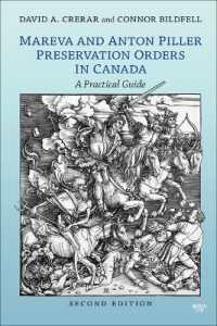 Mareva and Anton Piller Preservation Orders in Canada : A Practical Guide