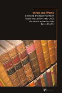 Verse and Worse : Selected and New Poems of Steve McCaffery 1989-2009 (Laurier Poetry)