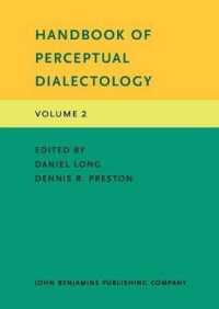 Handbook of Perceptual Dialectology : Volume 2 (Handbook of Perceptual Dialectology)