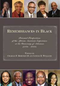 Remembrances in Black : Personal Perspectives of the African American Experience at the University of Arkansas, 1940s - 2000s
