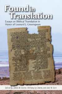 Found in Translation : Essays on Jewish Biblical Translation in Honor of Leonard J. Greenspoon