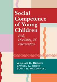 Social Competence of Young Children : Risk, Disability, and Intervention