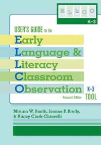 Early Language and Literacy Classroom Observation : K-3 (ELLCO K-3) User's Guide