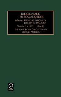 Handbook on Cults and Sects in America (Religion and the Social Order)