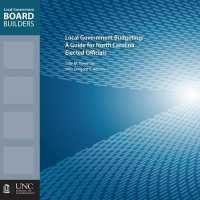 Local Government Budgeting : A Guide for North Carolina Elected Officials (Local Government Board Builders)