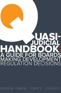 Quasi Judicial Handbook : A Guide for Boards Making Development Regulation Decisions