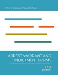Arrest， Warrant， and Indictment Forms， 2019