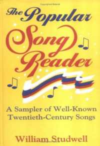 The Popular Song Reader : A Sampler of Well-Known Twentieth-Century Songs