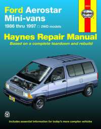 Ford Aerostar Mini-vans (1986-1997) with two wheel drive Haynes Repair Manual (USA) （6TH）