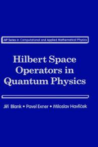 Hilbert Space Operations in Quantum Physics (Computational and Applied Mathematical Physics)