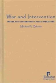 War and Intervention : Issues for Contemporary Peace Operations