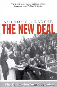 The New Deal : The Depression Years, 1933-1940