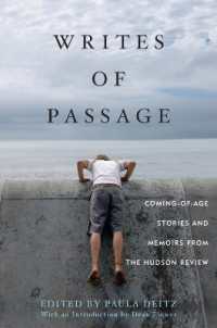 Writes of Passage : Coming-of-Age Stories and Memoirs from the Hudson Review