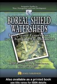 Boreal Shield Watersheds : Lake Trout Ecosystems in a Changing Environment
