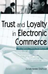 Trust and Loyalty in Electronic Commerce : An Agency Theory Perspective