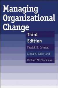 組織的変化の管理（第３版）<br>Managing Organizational Change, 3rd Edition （3RD）