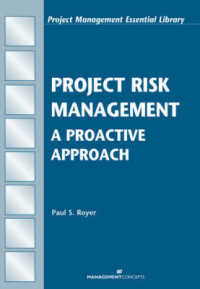 Project Risk Management : An Essential tool for Managing and Controlling Projects (Project Management Essential Library)