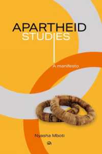 Apartheid Studies : A Manifesto