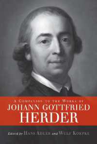 A Companion to the Works of Johann Gottfried Herder (Studies in German Literature Linguistics and Culture)