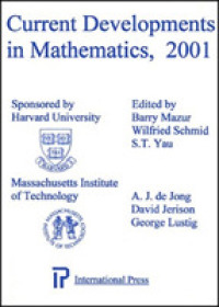 Current Developments in Mathematics, 2001