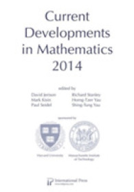 Current Developments in Mathematics, 2014 (Current Developments in Mathematics Series)