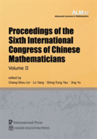 Proceedings of the Sixth International Congress of Chinese Mathematicians, Volume 2 (Advanced Lectures in Mathematics)