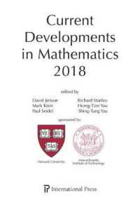 Current Developments in Mathematics, 2018 (Current Developments in Mathematics)