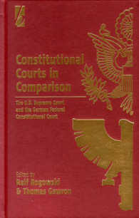 Constitutional Courts in Comparison : The U.S. Supreme Court and the German Federal Constitutional Court