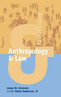 Anthropology and Law (Anthropology & ...) （Library Binding）
