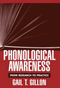 Phonological Awareness : From Research to Practice (Challenges in Language and Literacy)