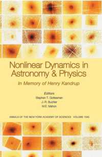 Nonlinear Dynamics in Astronomy and Physics : In Memory of Henry E. Kandrup (Annals of the New York Academy of Sciences)