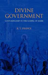 Divine Government : God's Kingship in the Gospel of Mark